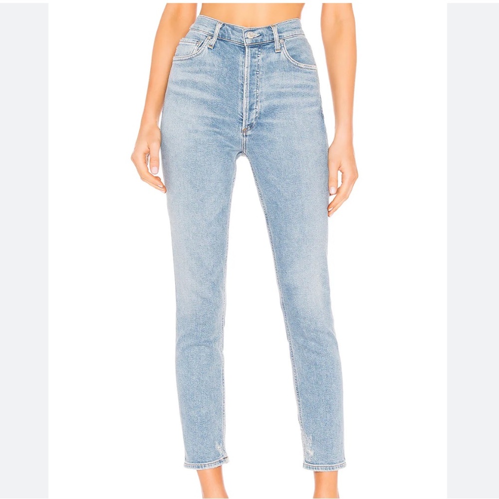 Agolde Nico High Rise Slim Fit Jeans Size 25